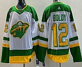 Men's Minnesota Wild #12 Matt Boldy White 2021 Reverse Retro Authentic Jersey,baseball caps,new era cap wholesale,wholesale hats